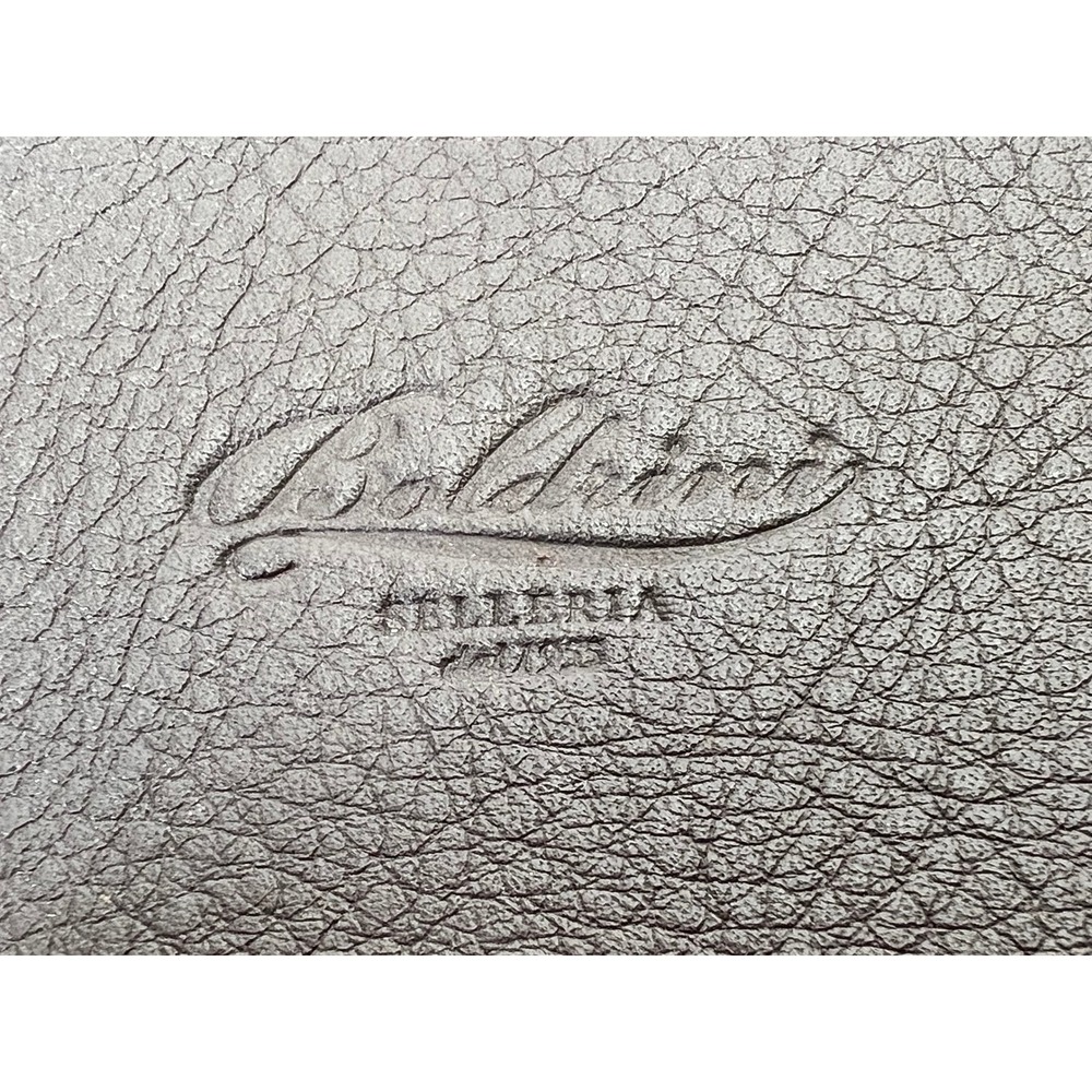 Boldrini Selleria Genuine Leather Clutch Made in Italy Brown Envelope‎ Bag - Picture 4 of 13